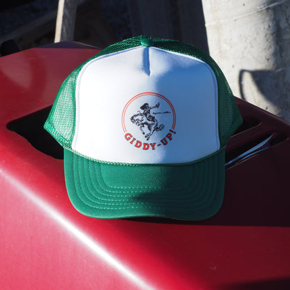 Giddy Up Green Trucker Hat