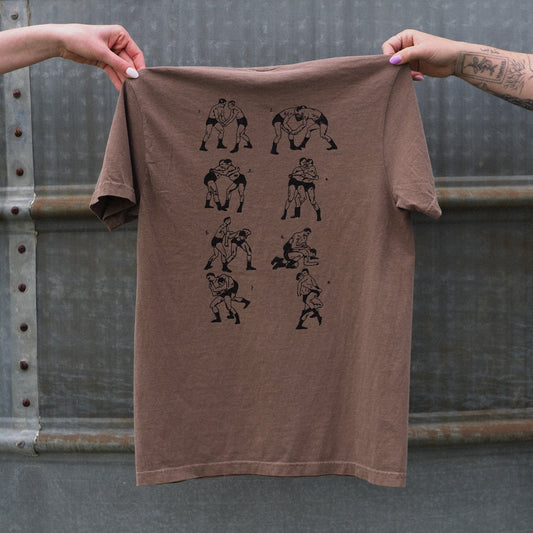 "Wrestle" Tee - Intrigue Ink Visit Bozeman, Unique Shopping Boutique in Montana, Work from Home Clothes for Women