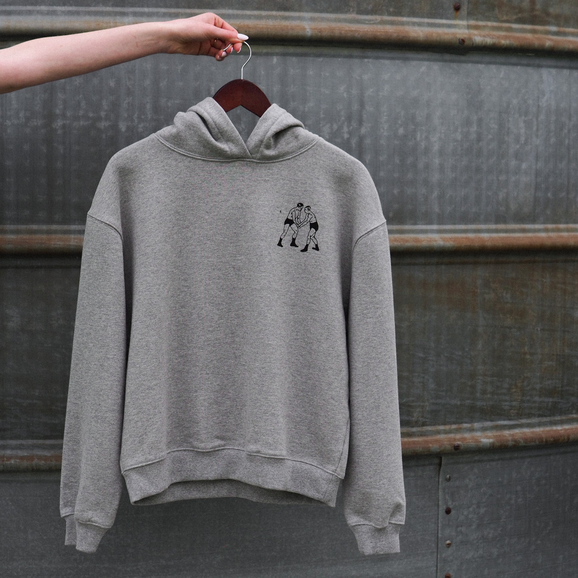"Wrestle" Hoodie - Intrigue Ink Visit Bozeman, Unique Shopping Boutique in Montana, Work from Home Clothes for Women