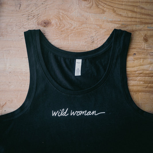 "Wild Woman" Boxy Crop Tank