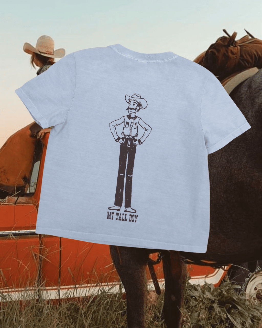 "Montana Tall Boy" Favorite Tee - Intrigue Ink Visit Bozeman, Unique Shopping Boutique in Montana, Work from Home Clothes for Women