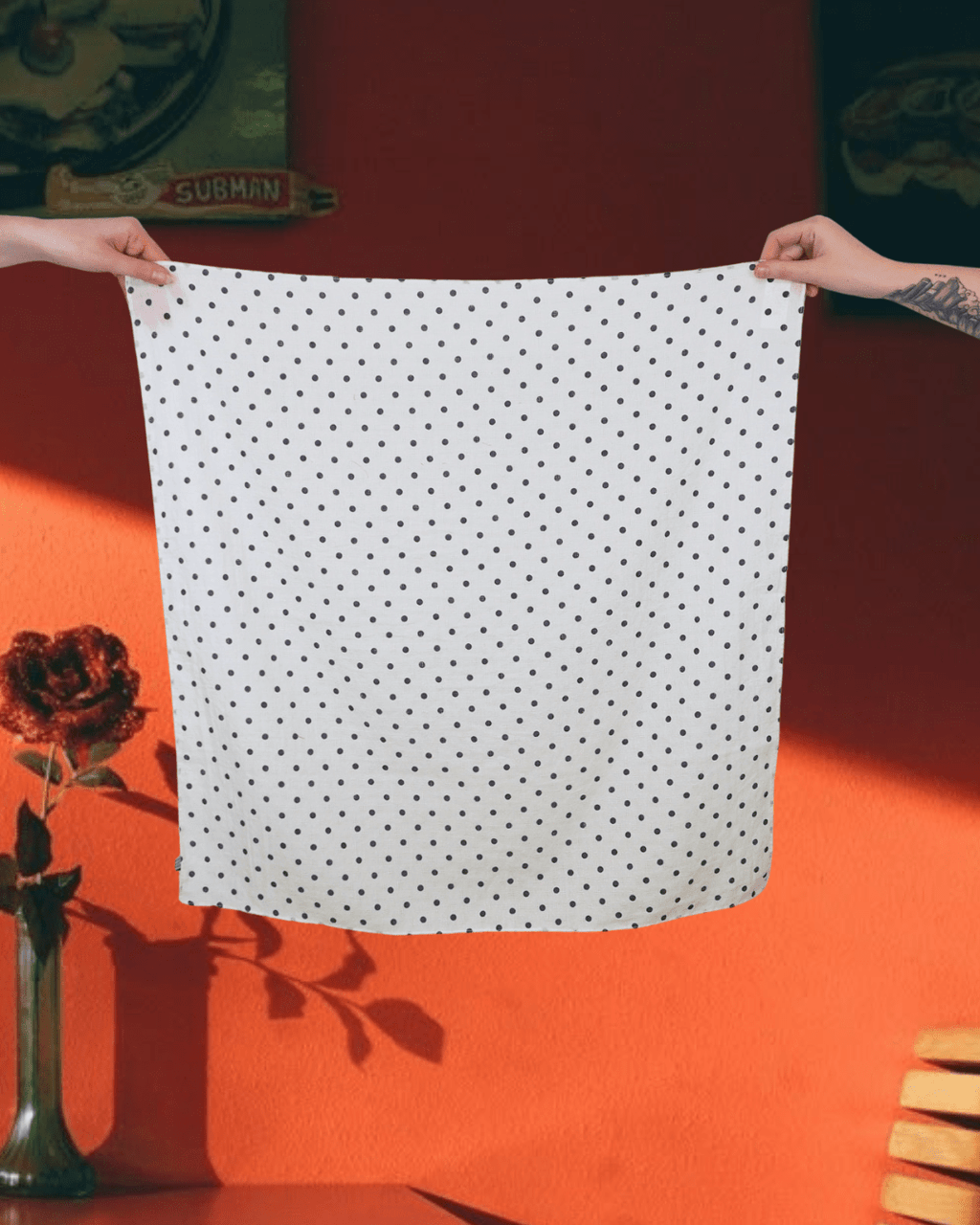 Polka Dot Bandana - Intrigue Ink Visit Bozeman, Unique Shopping Boutique in Montana, Work from Home Clothes for Women