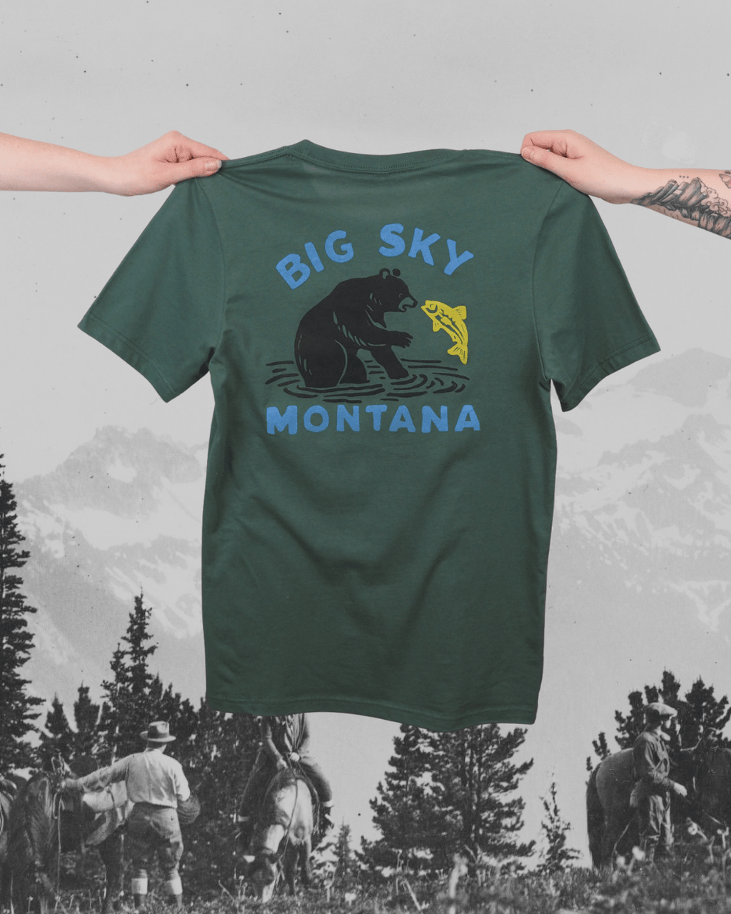 "Catch of the Day" Tee - Intrigue Ink Visit Bozeman, Unique Shopping Boutique in Montana, Work from Home Clothes for Women