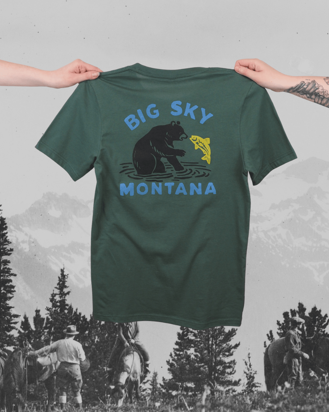 "Catch of the Day" Tee - Intrigue Ink Visit Bozeman, Unique Shopping Boutique in Montana, Work from Home Clothes for Women