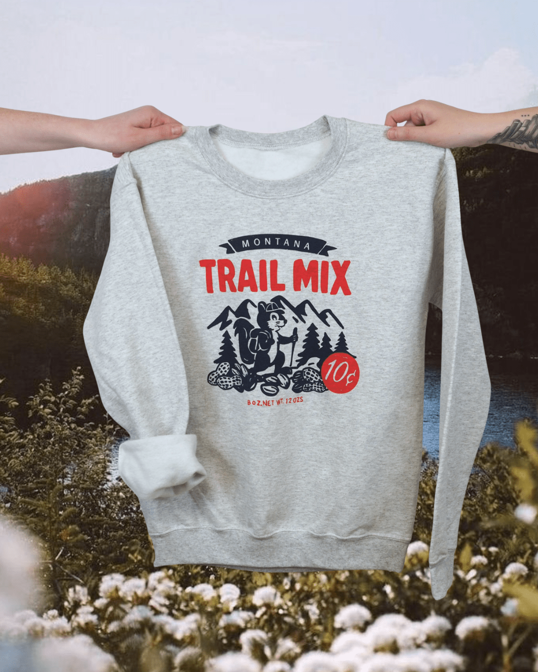 "Montana Trail Mix" Pullover - Intrigue Ink Visit Bozeman, Unique Shopping Boutique in Montana, Work from Home Clothes for Women
