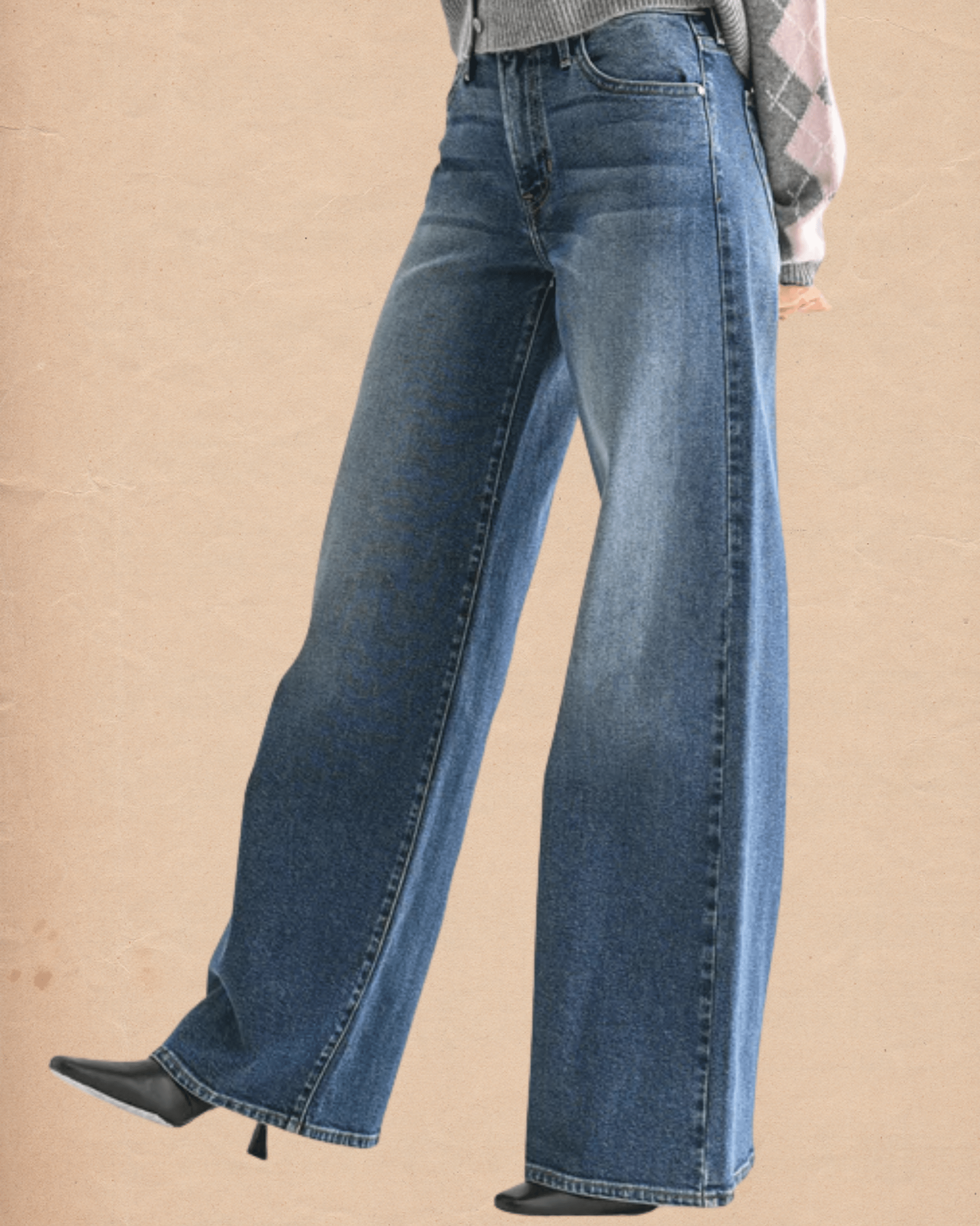 Ultra Wide Jean - Dark Denim - Intrigue Ink Visit Bozeman, Unique Shopping Boutique in Montana, Work from Home Clothes for Women