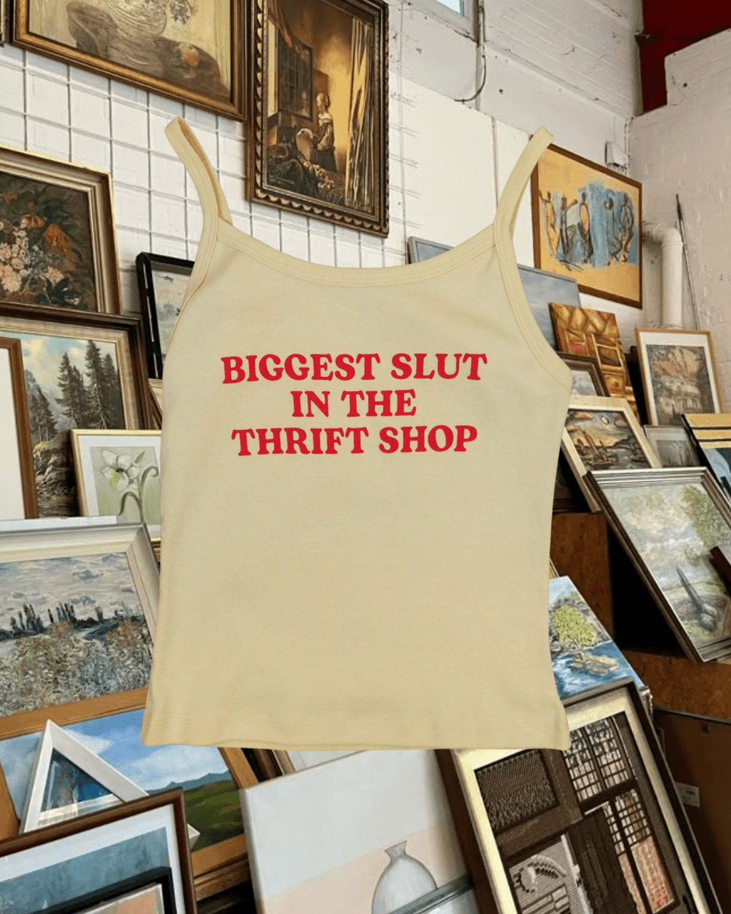 "Thrift Shop" Tank - Intrigue Ink Visit Bozeman, Unique Shopping Boutique in Montana, Work from Home Clothes for Women