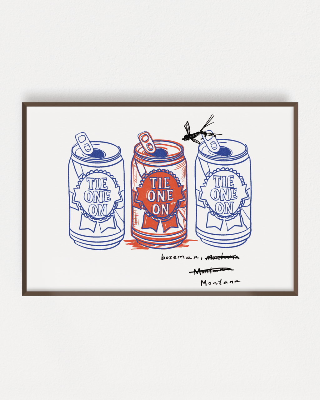 "Tie One On" Poster - Intrigue Ink Visit Bozeman, Unique Shopping Boutique in Montana, Work from Home Clothes for Women