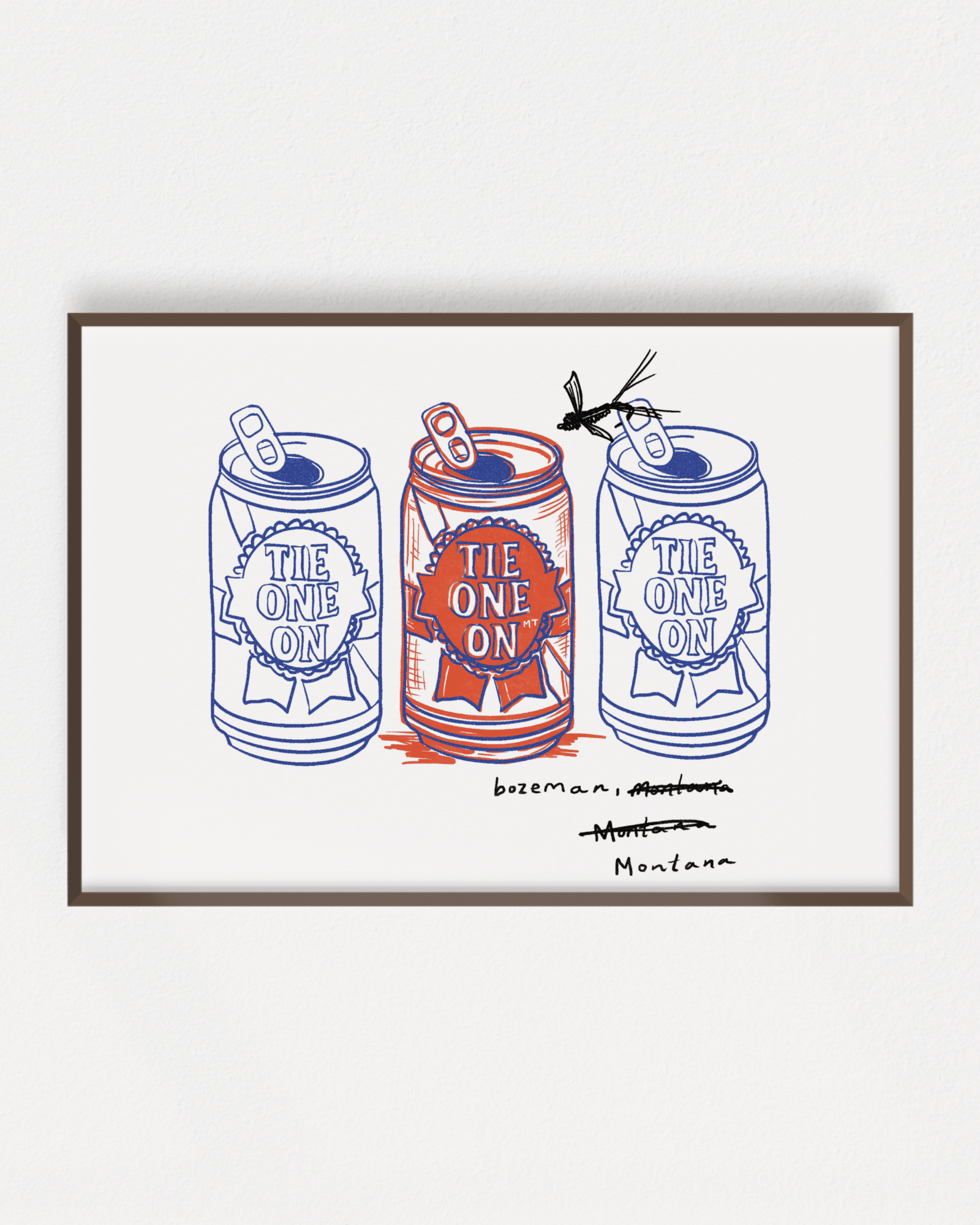 "Tie One On" Poster - Intrigue Ink Visit Bozeman, Unique Shopping Boutique in Montana, Work from Home Clothes for Women