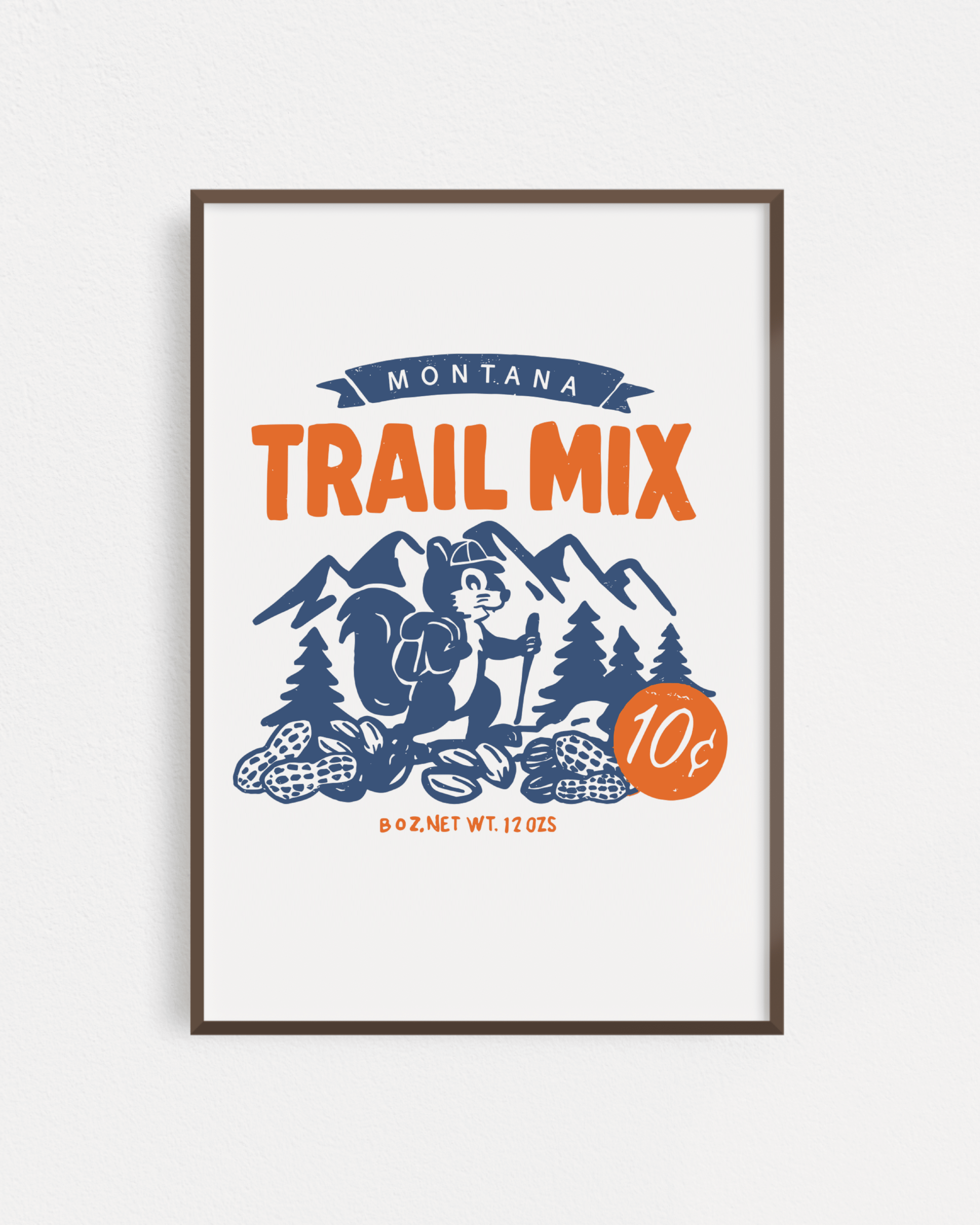 "Montana Trail Mix" Poster - Intrigue Ink Visit Bozeman, Unique Shopping Boutique in Montana, Work from Home Clothes for Women