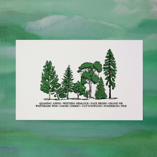"Trees of Montana" Poster