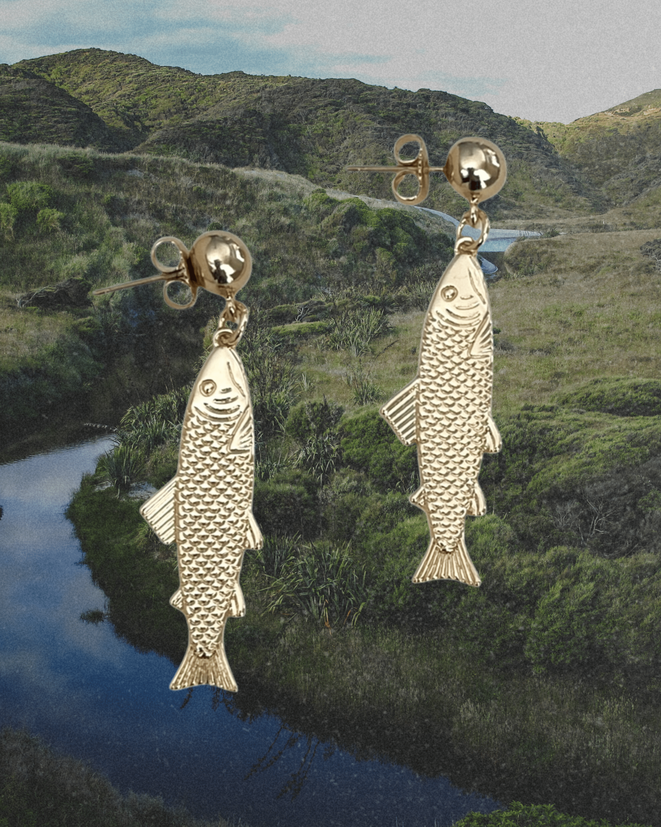 Trout Earrings - Intrigue Ink Visit Bozeman, Unique Shopping Boutique in Montana, Work from Home Clothes for Women