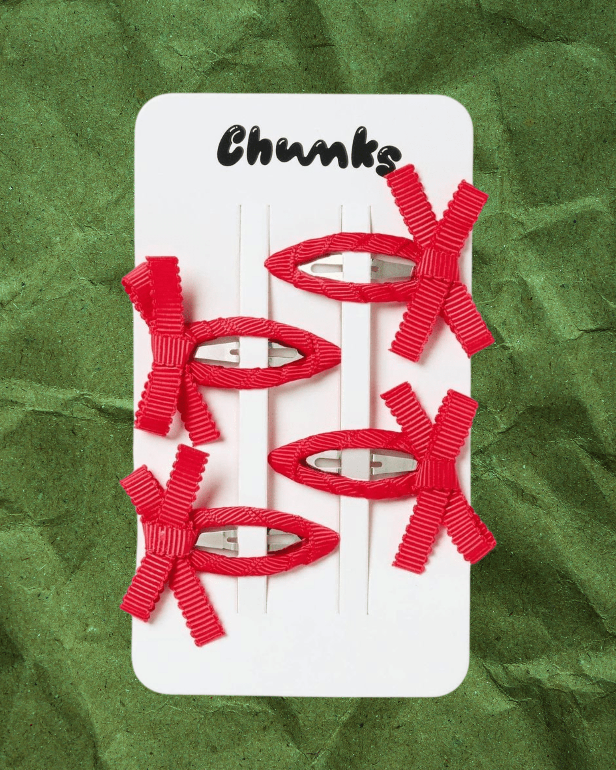 Bow Snap Clips - Red - Intrigue Ink Visit Bozeman, Unique Shopping Boutique in Montana, Work from Home Clothes for Women