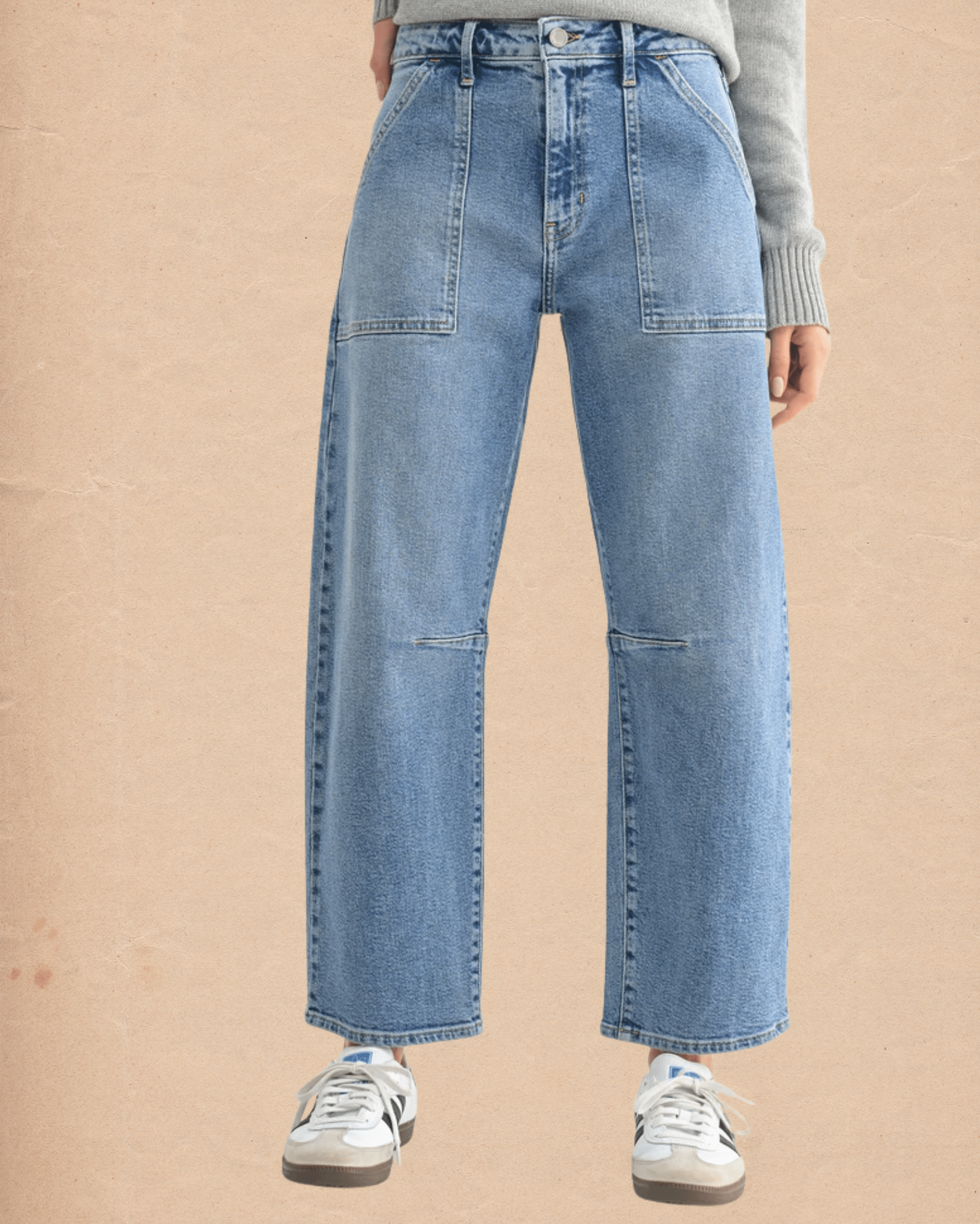 Utility Seamed Barrel Jean - Intrigue Ink Visit Bozeman, Unique Shopping Boutique in Montana, Work from Home Clothes for Women