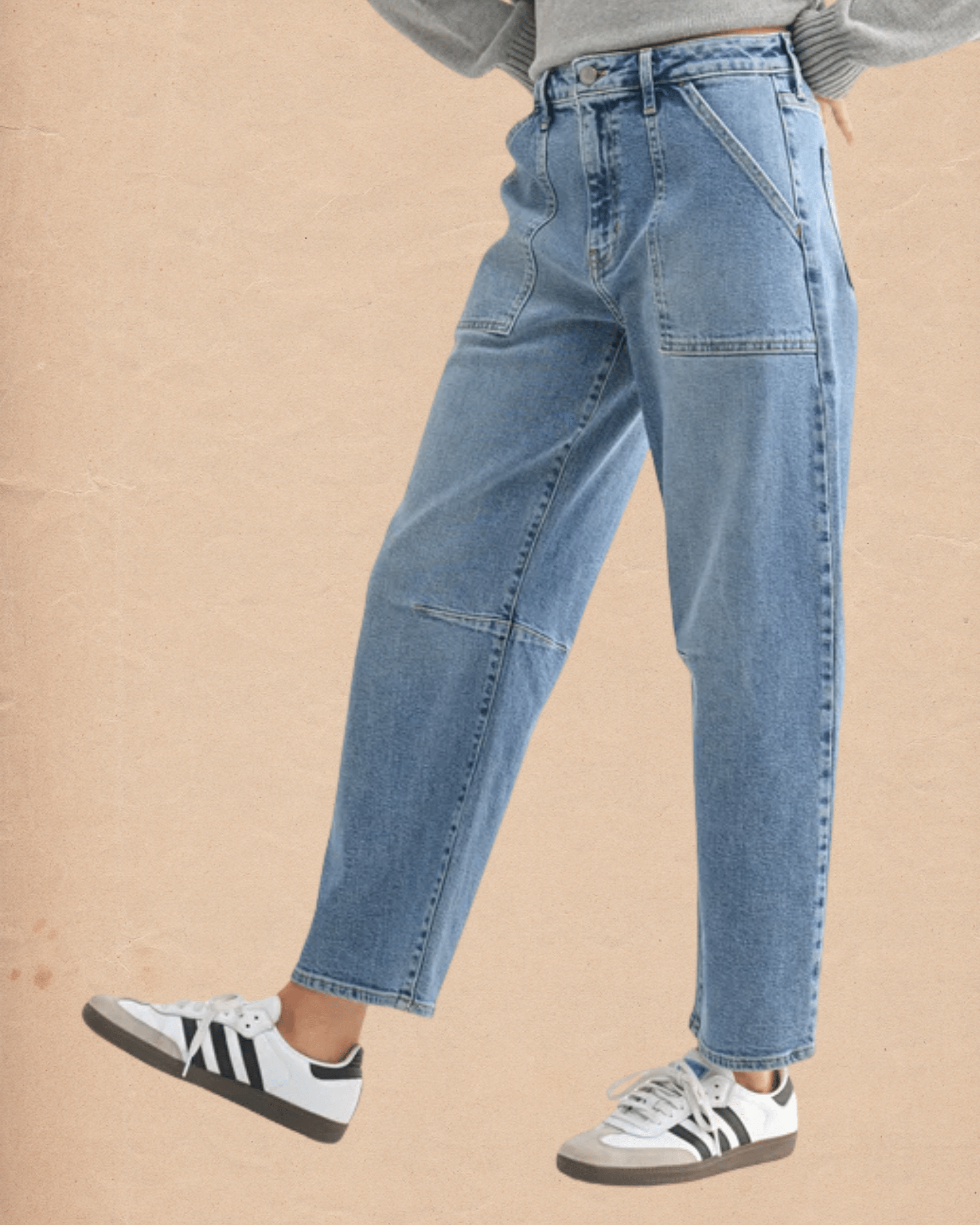 Utility Seamed Barrel Jean - Intrigue Ink Visit Bozeman, Unique Shopping Boutique in Montana, Work from Home Clothes for Women