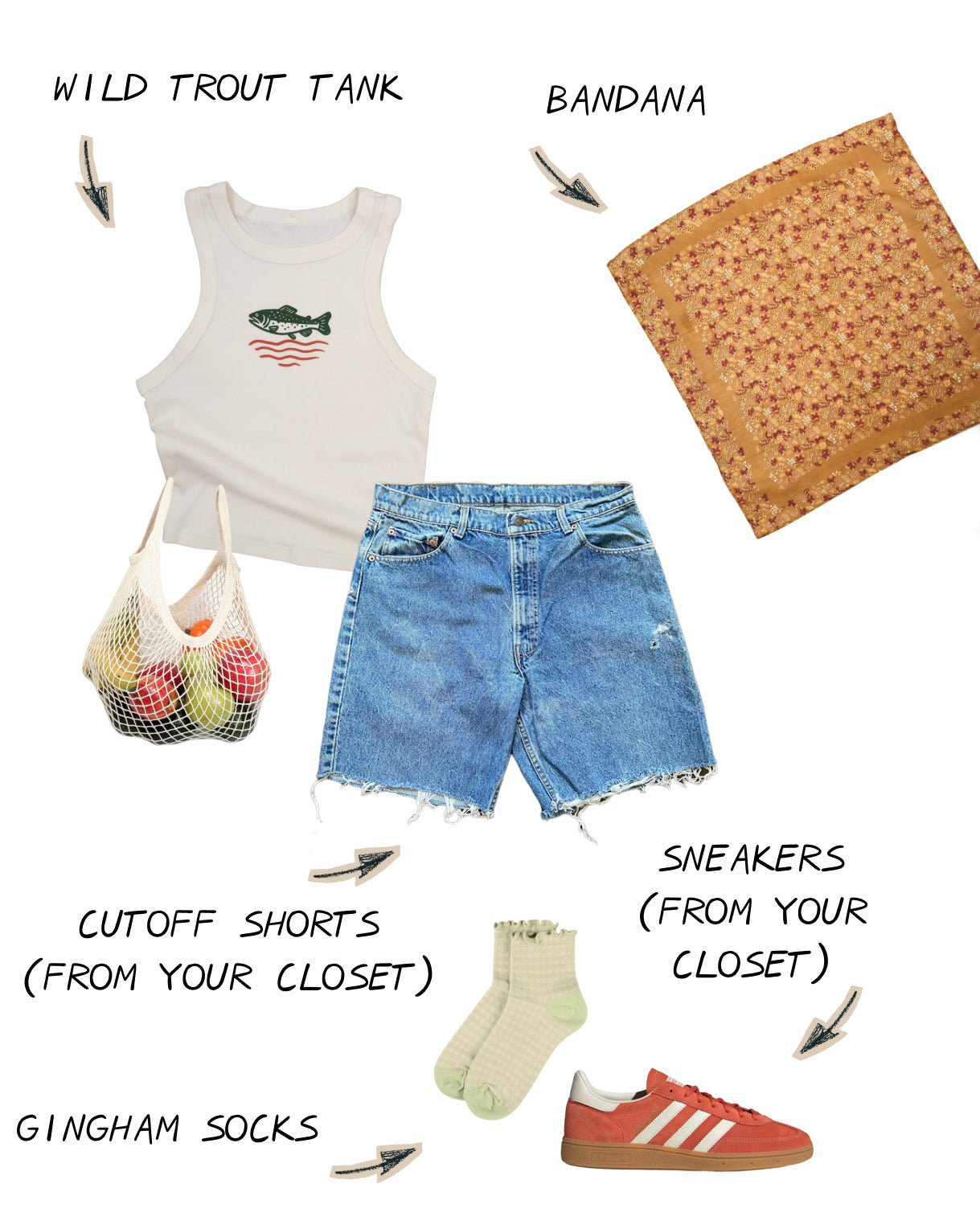 "Wild Trout" Crop Tank - Intrigue Ink Visit Bozeman, Unique Shopping Boutique in Montana, Work from Home Clothes for Women