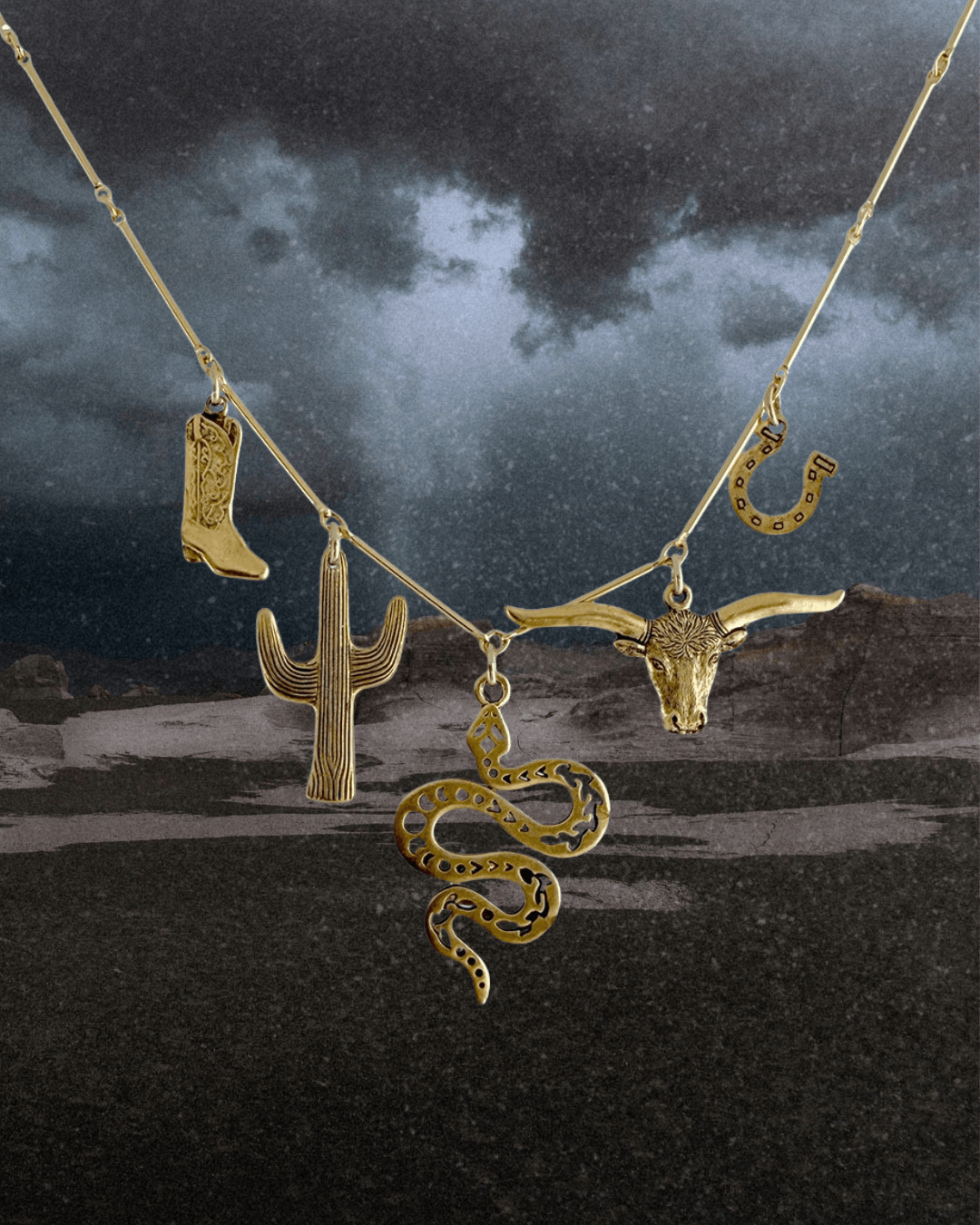 Western Charm Necklace - Intrigue Ink Visit Bozeman, Unique Shopping Boutique in Montana, Work from Home Clothes for Women