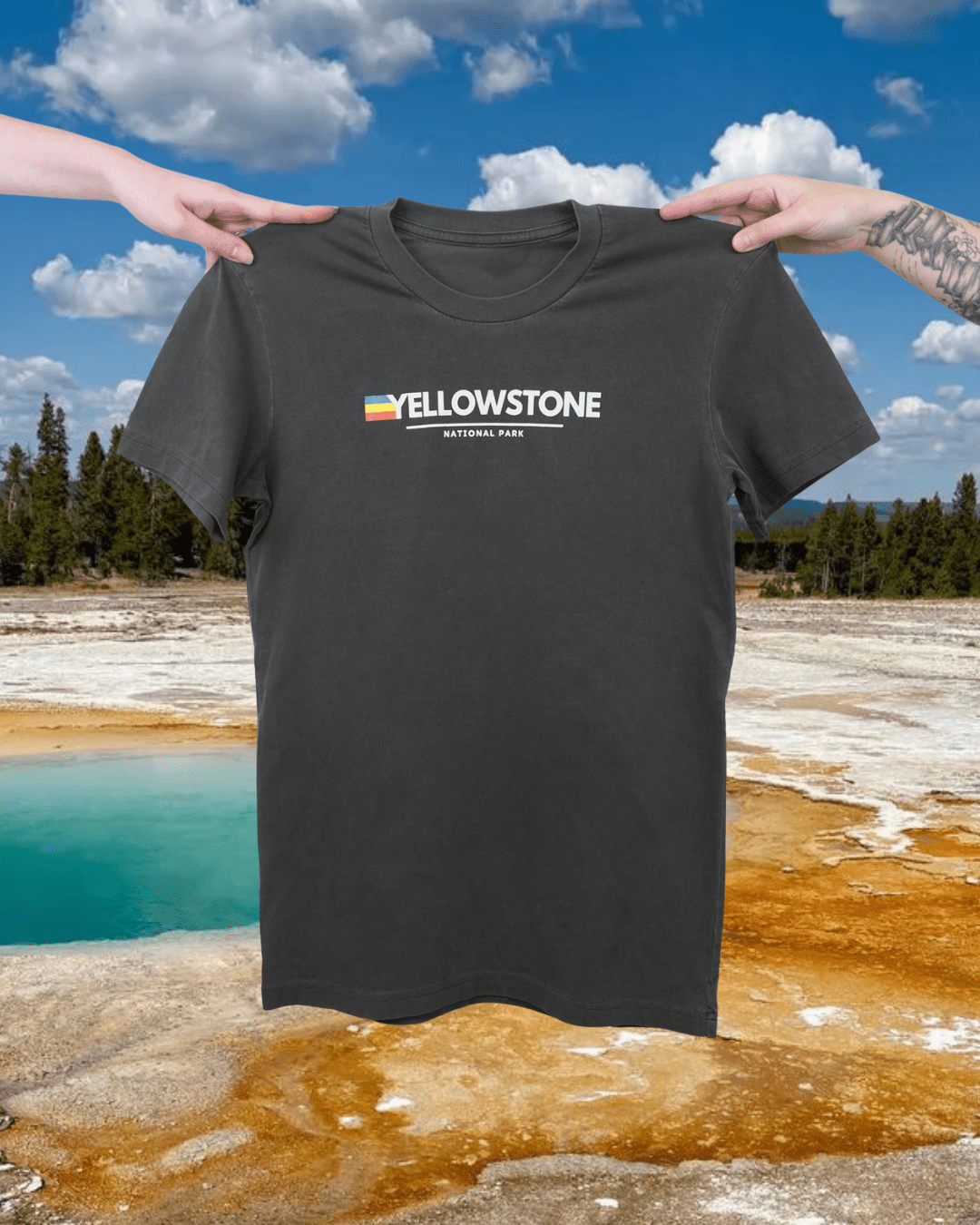 "Yellowstone Memories" Tee - Intrigue Ink Visit Bozeman, Unique Shopping Boutique in Montana, Work from Home Clothes for Women