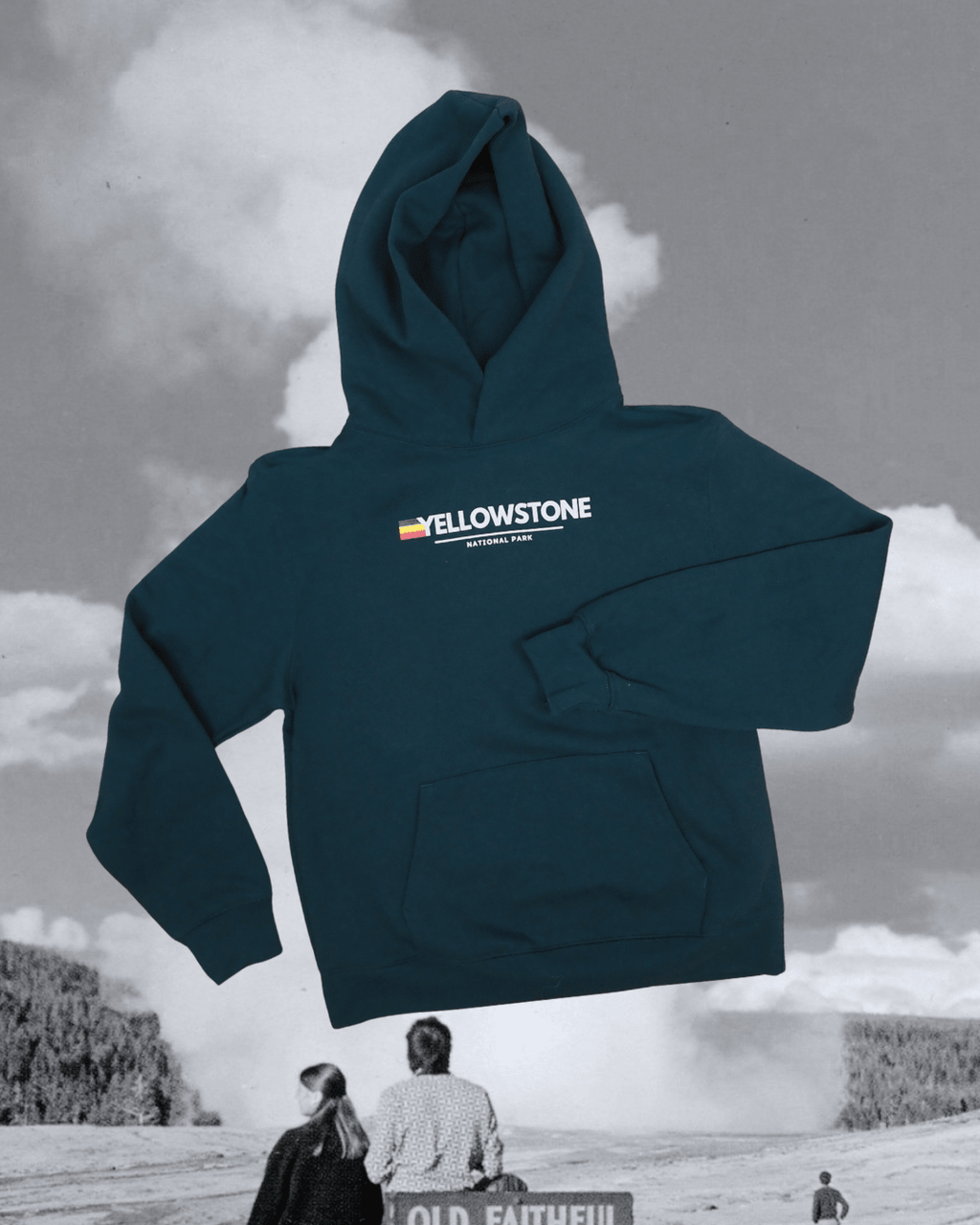 "Yellowstone Memories" Hoodie - Intrigue Ink Visit Bozeman, Unique Shopping Boutique in Montana, Work from Home Clothes for Women