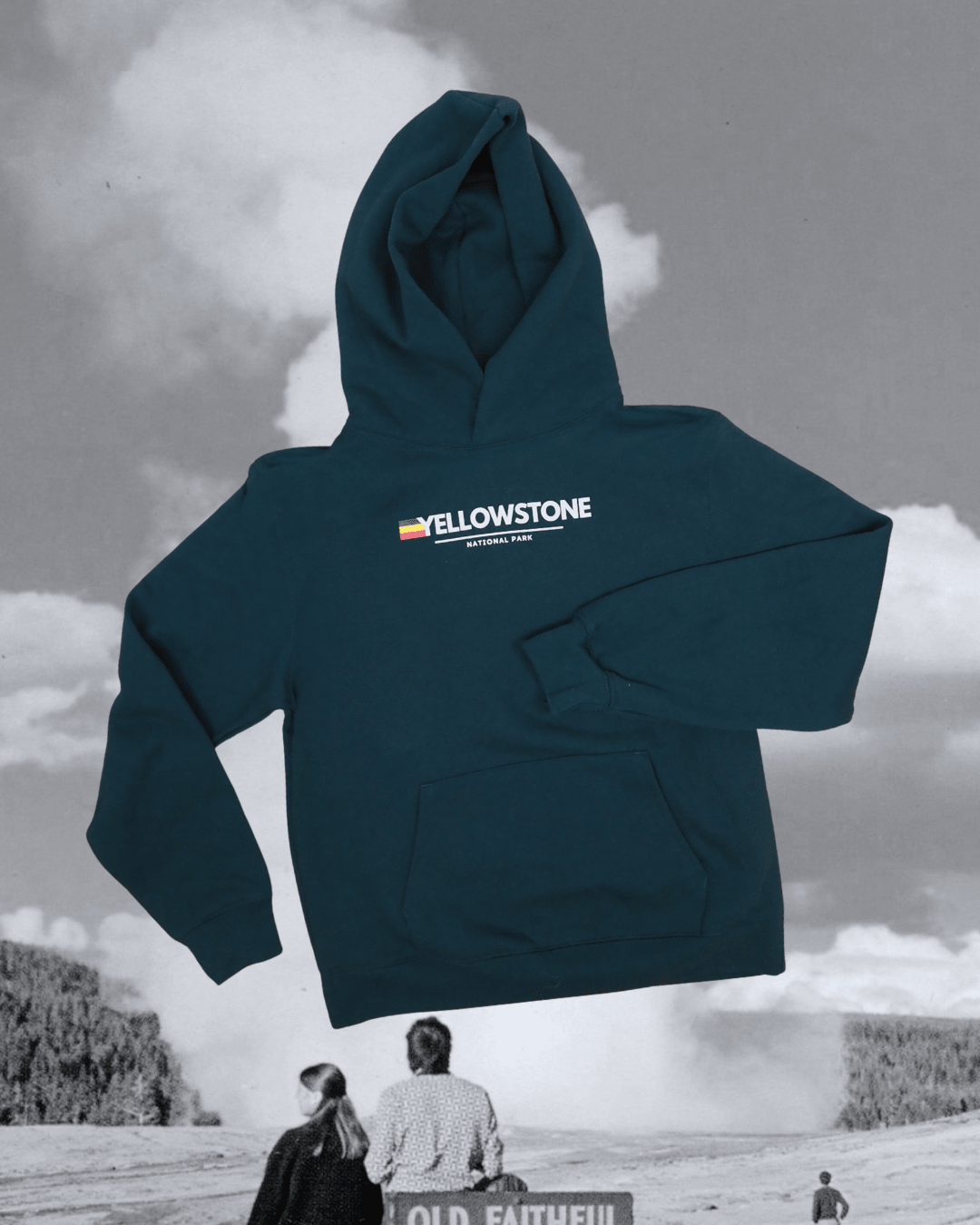 "Yellowstone Memories" Hoodie - Intrigue Ink Visit Bozeman, Unique Shopping Boutique in Montana, Work from Home Clothes for Women