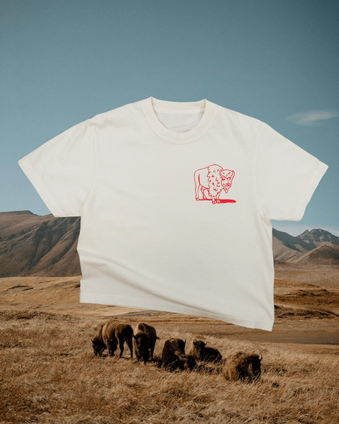 "Yellowstone Traffic Jam" Crop Tee - Intrigue Ink Visit Bozeman, Unique Shopping Boutique in Montana, Work from Home Clothes for Women