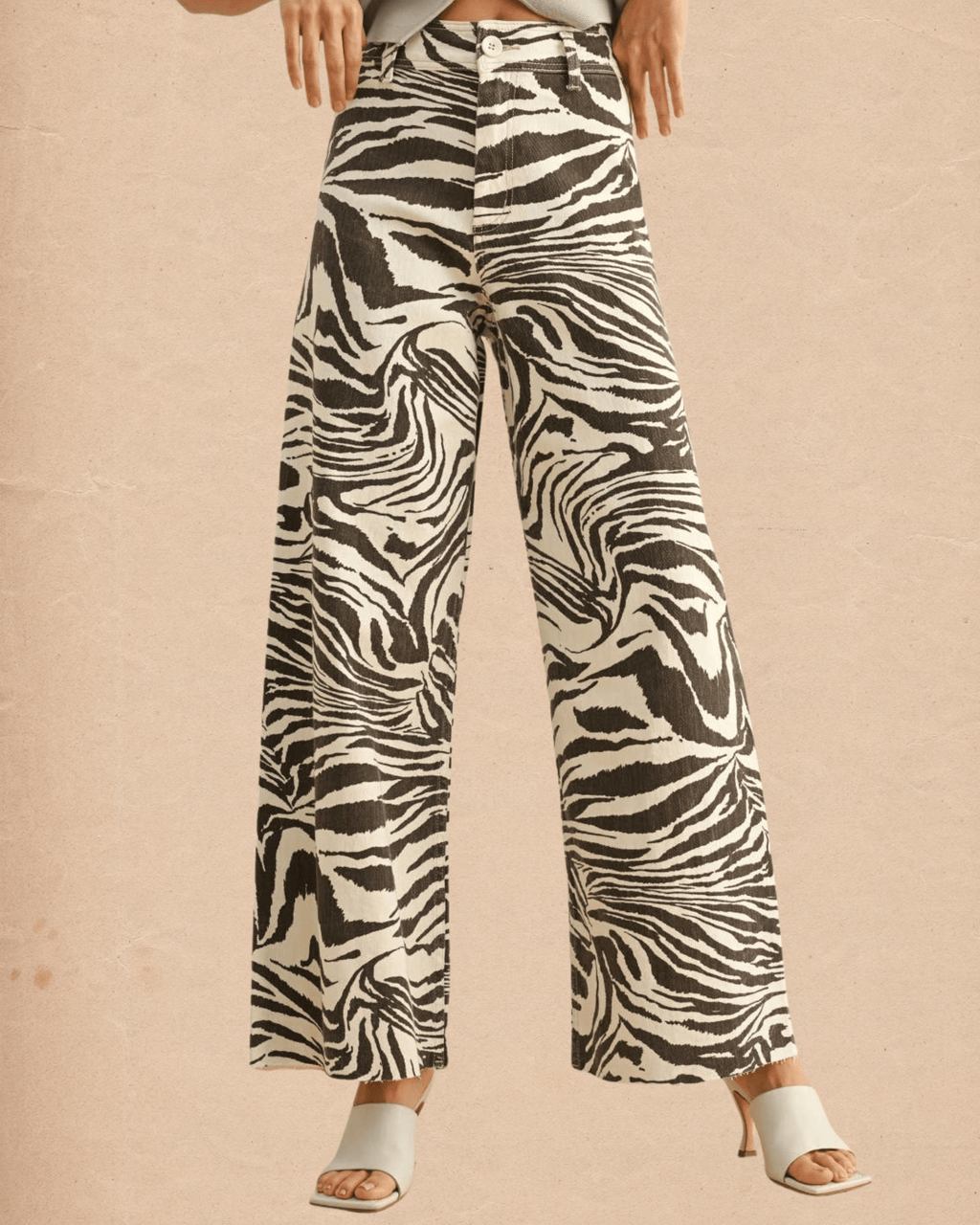 Zebra Print Stretch Pants - Intrigue Ink Visit Bozeman, Unique Shopping Boutique in Montana, Work from Home Clothes for Women