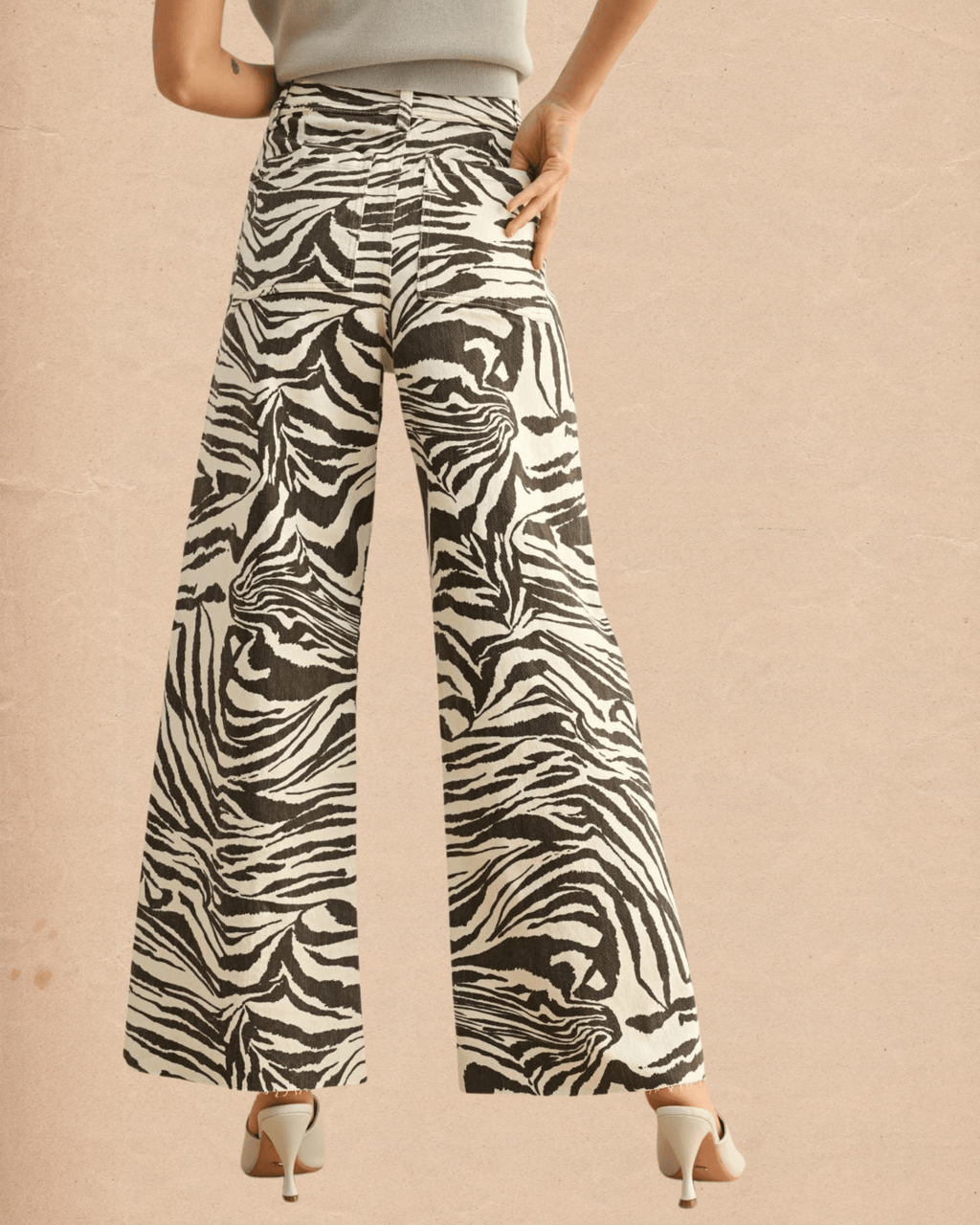 Zebra Print Stretch Pants - Intrigue Ink Visit Bozeman, Unique Shopping Boutique in Montana, Work from Home Clothes for Women