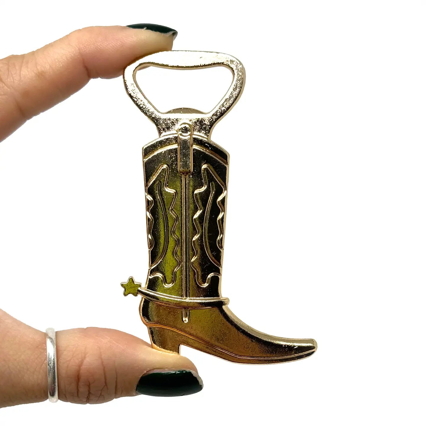 Honky Tonk Cowboy Boot Bottle Opener - Intrigue Ink Visit Bozeman, Unique Shopping Boutique in Montana, Work from Home Clothes for Women