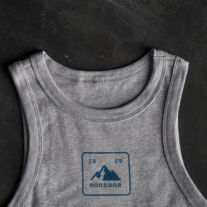 "Montana State Badge" Tank - Intrigue Ink Visit Bozeman, Unique Shopping Boutique in Montana, Work from Home Clothes for Women