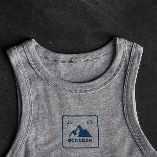 "Montana State Badge" Tank - Intrigue Ink Visit Bozeman, Unique Shopping Boutique in Montana, Work from Home Clothes for Women