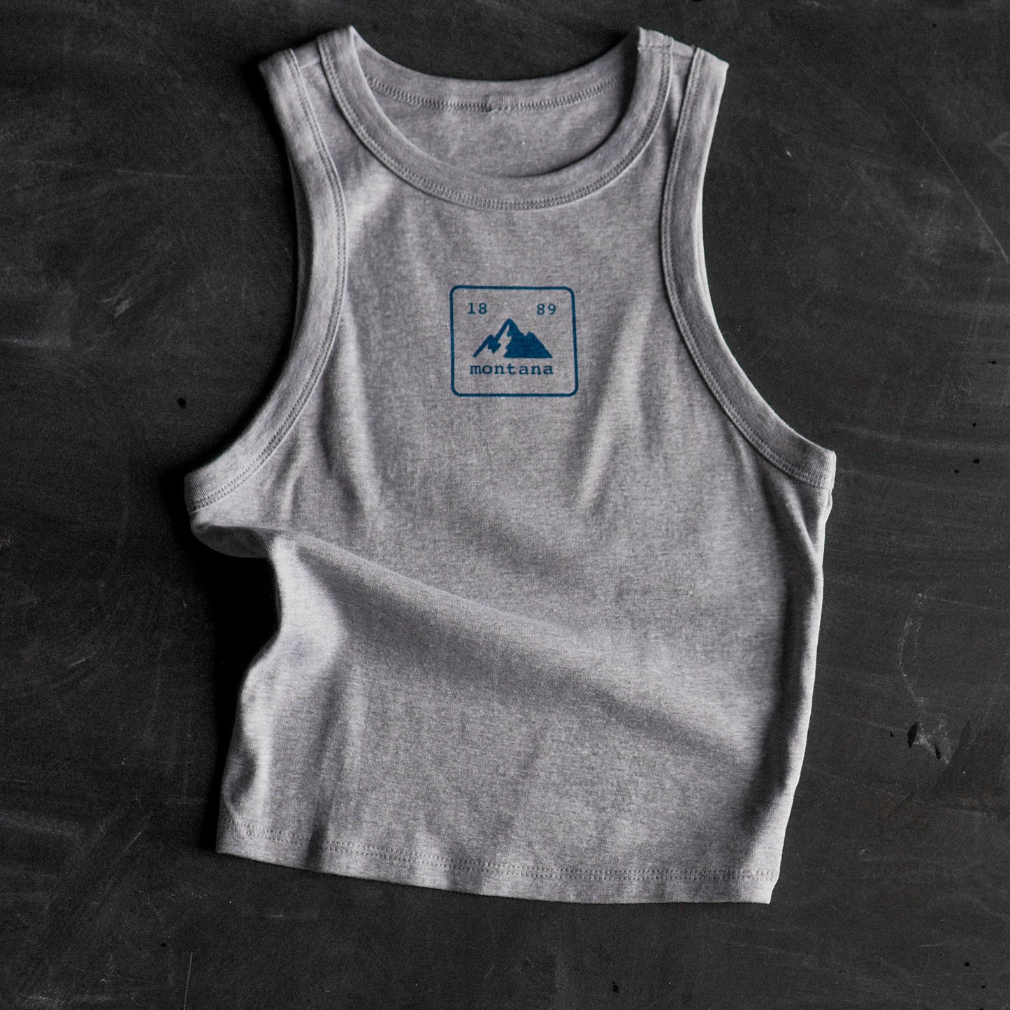 "Montana State Badge" Tank - Intrigue Ink Visit Bozeman, Unique Shopping Boutique in Montana, Work from Home Clothes for Women