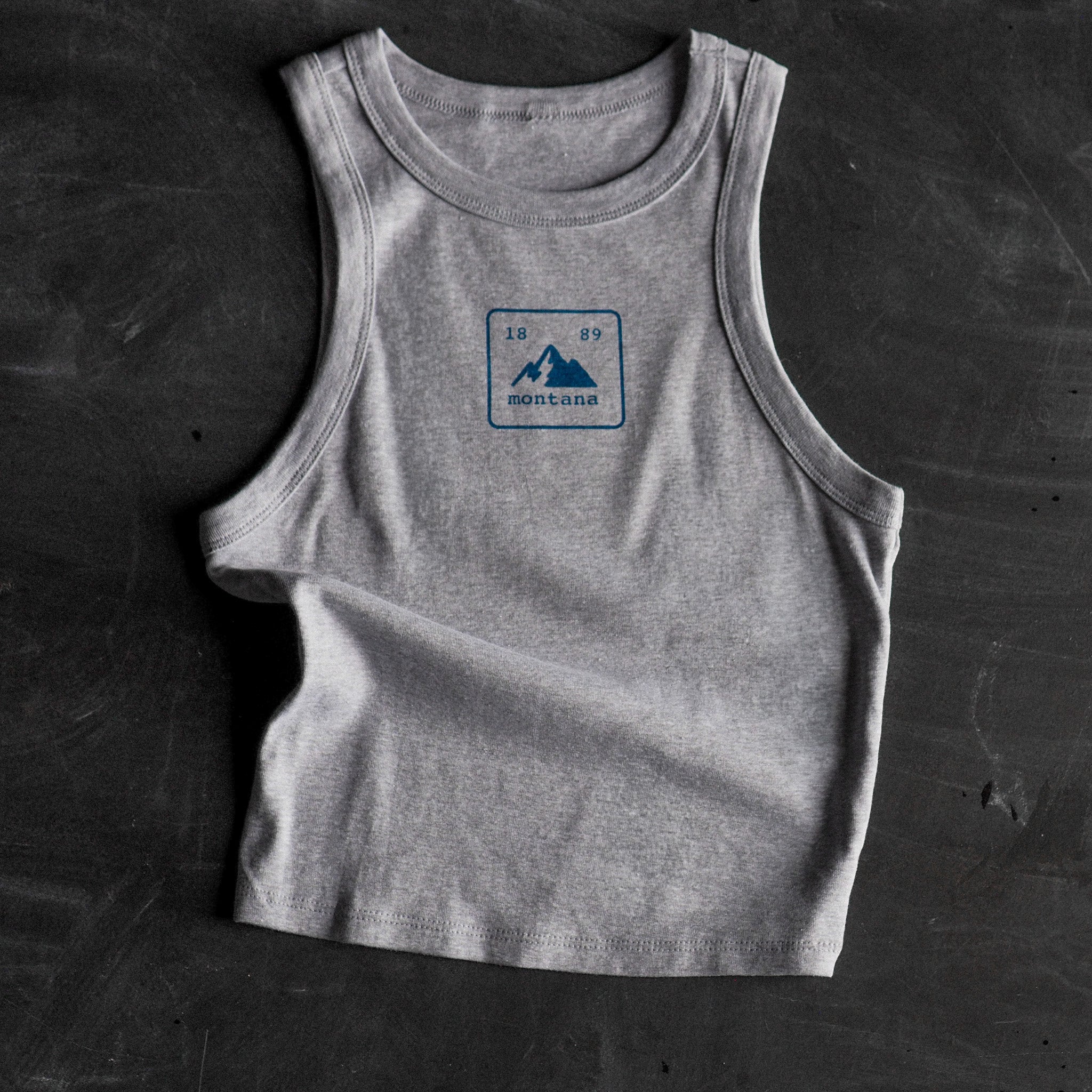 "Montana State Badge" Tank - Intrigue Ink Visit Bozeman, Unique Shopping Boutique in Montana, Work from Home Clothes for Women