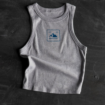 "Montana State Badge" Tank - Intrigue Ink Visit Bozeman, Unique Shopping Boutique in Montana, Work from Home Clothes for Women