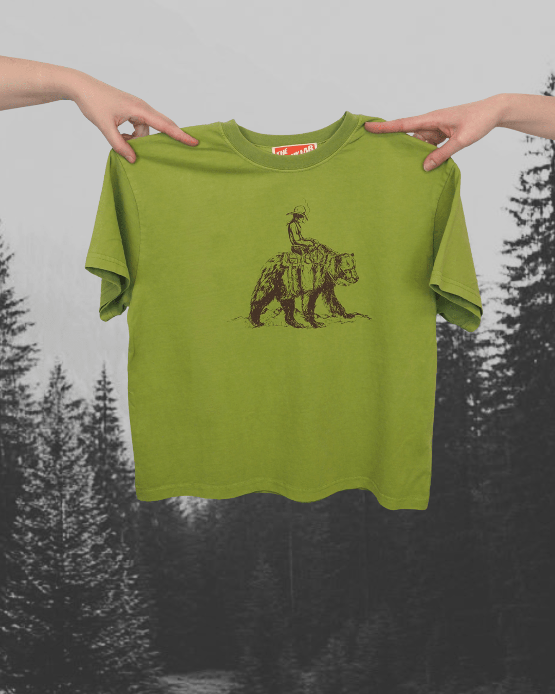 "Bear Back" Relaxed Tee - Intrigue Ink Visit Bozeman, Unique Shopping Boutique in Montana, Work from Home Clothes for Women
