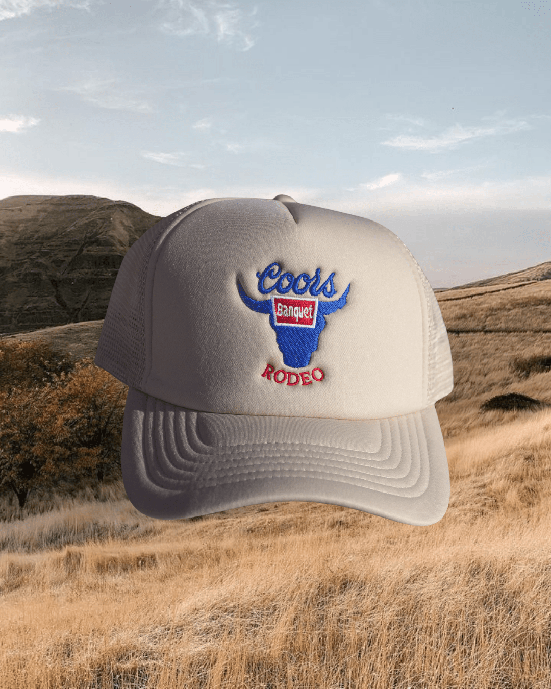 Coors Rodeo Trucker Hat - Intrigue Ink Visit Bozeman, Unique Shopping Boutique in Montana, Work from Home Clothes for Women