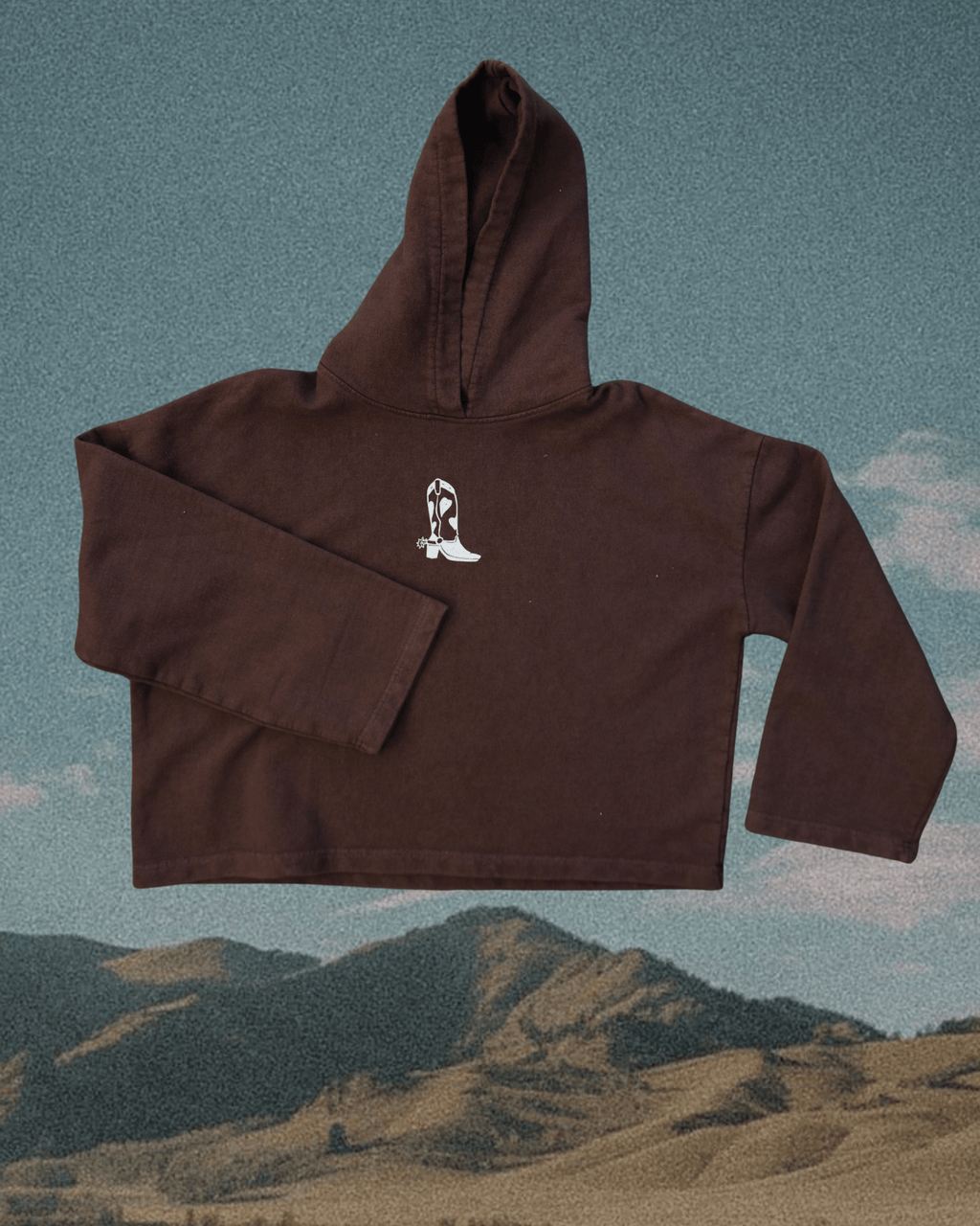 "Boot Scootin'" Oversized Hoodie - Intrigue Ink Visit Bozeman, Unique Shopping Boutique in Montana, Work from Home Clothes for Women