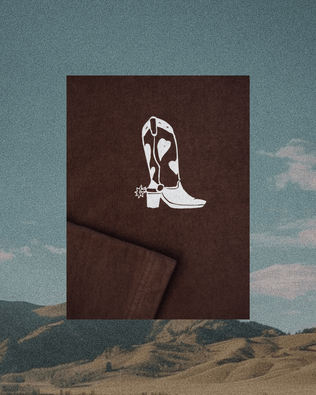 "Boot Scootin'" Oversized Hoodie - Intrigue Ink Visit Bozeman, Unique Shopping Boutique in Montana, Work from Home Clothes for Women