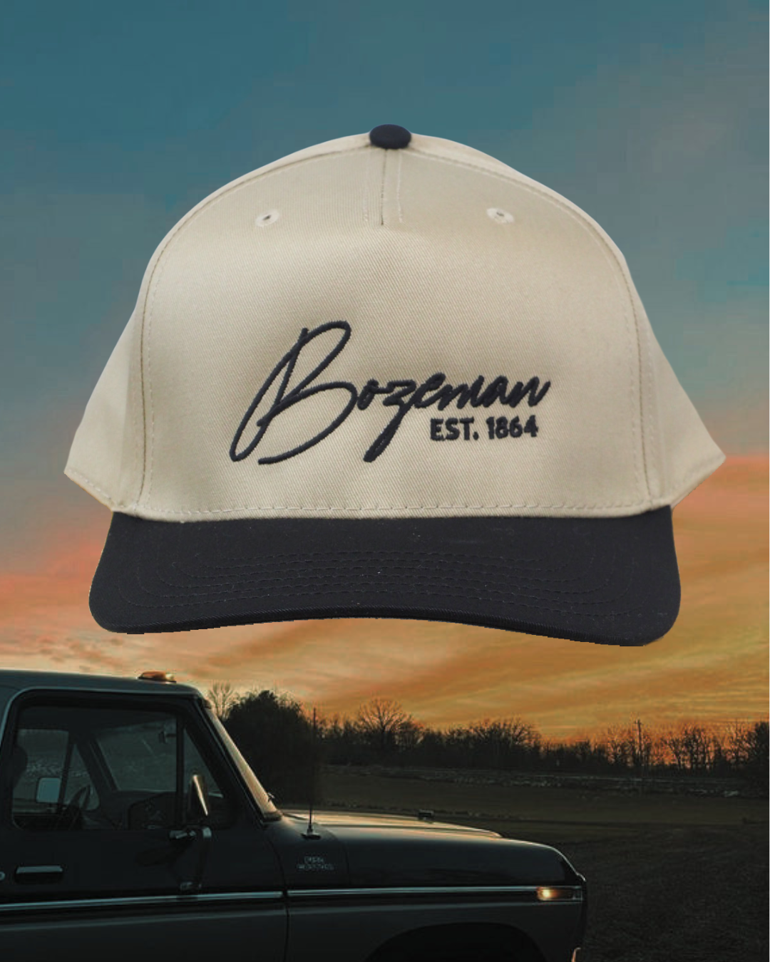 "Bozeman Est." Canvas Hat