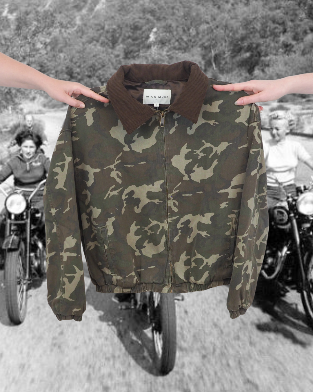 Camo Bomber Jacket