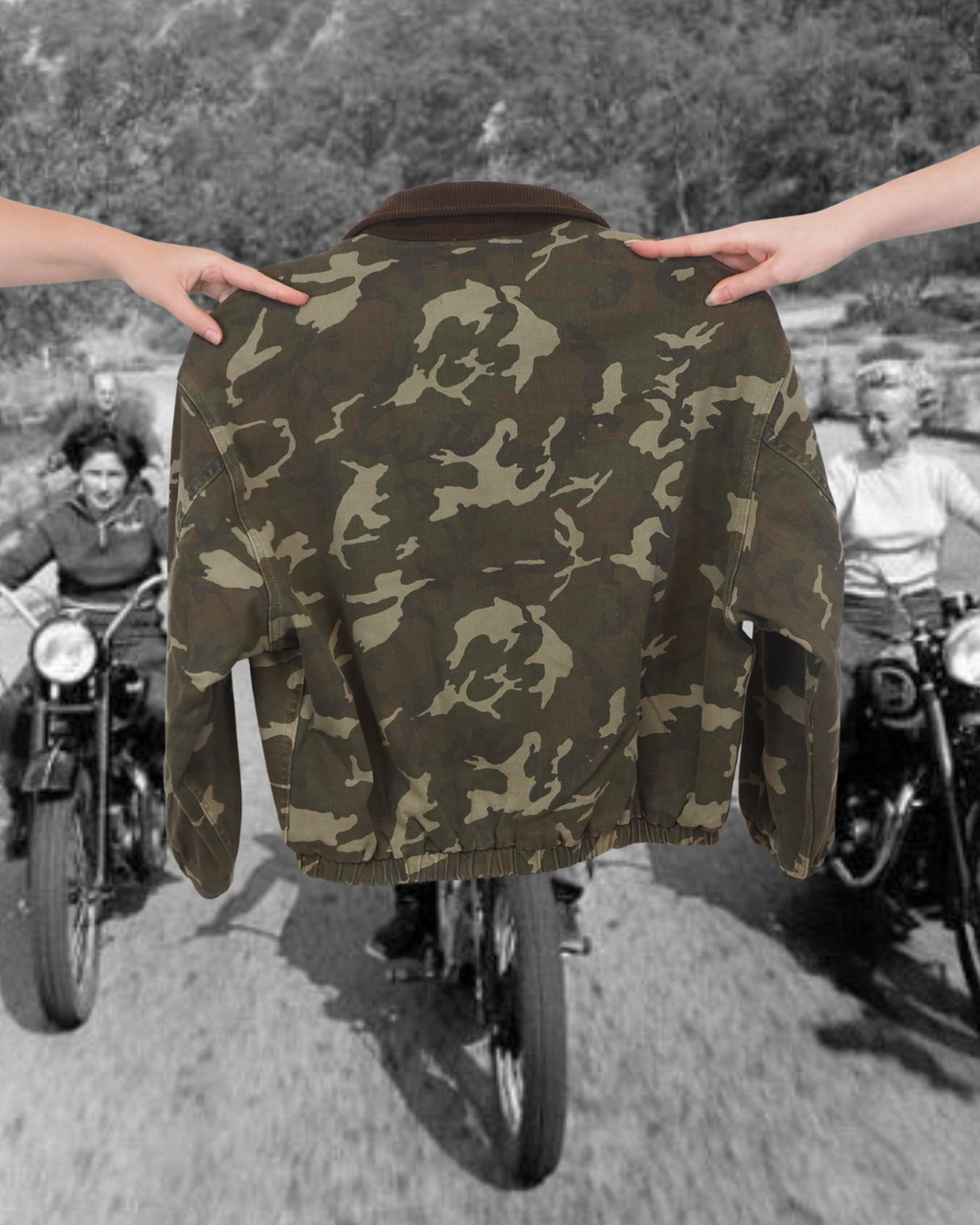 Camo Bomber Jacket