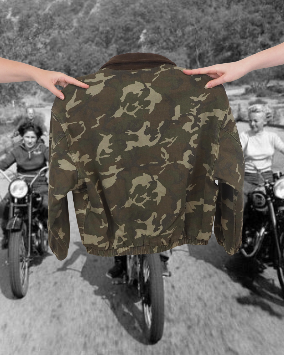 Camo Bomber Jacket