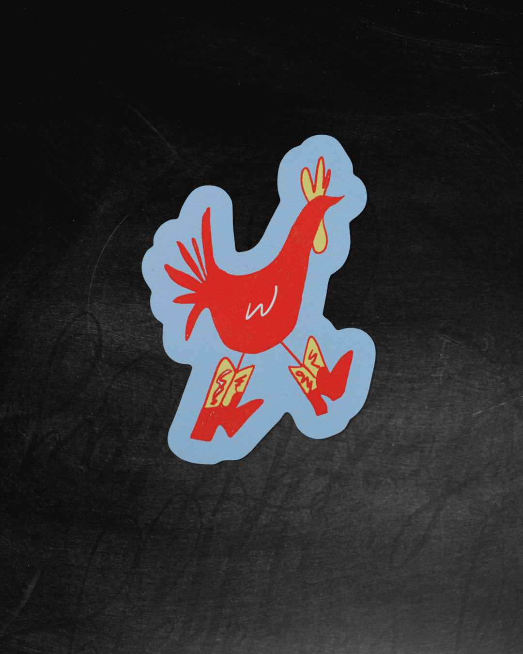 "Cowboy Chicken" Magnet
