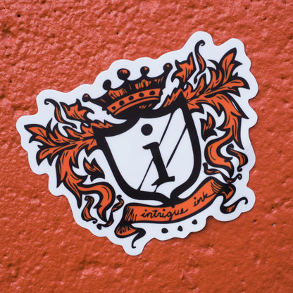 "Intrigue Ink Logo" Sticker