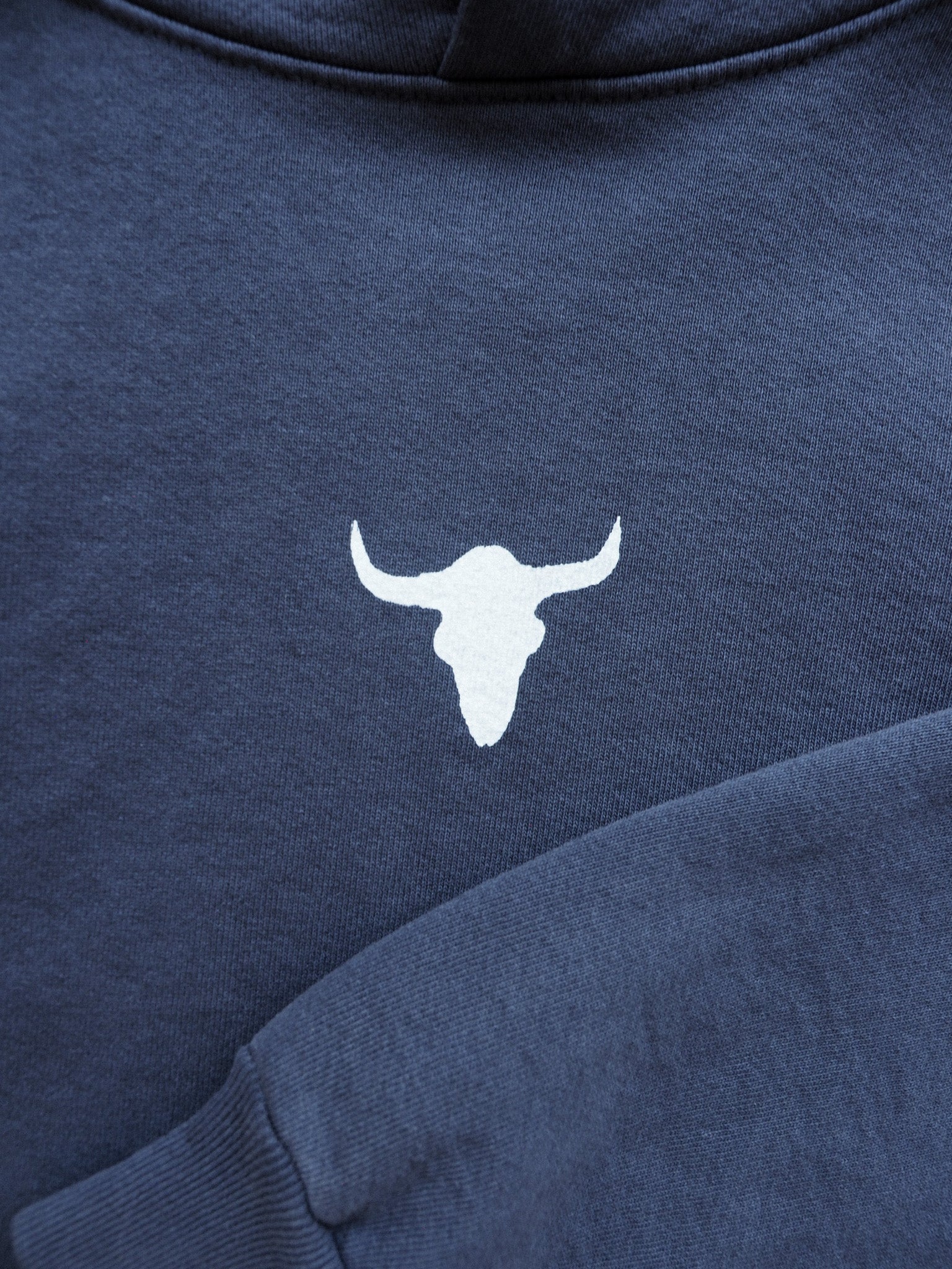 "Bison Skull" Hoodie - Intrigue Ink Visit Bozeman, Unique Shopping Boutique in Montana, Work from Home Clothes for Women