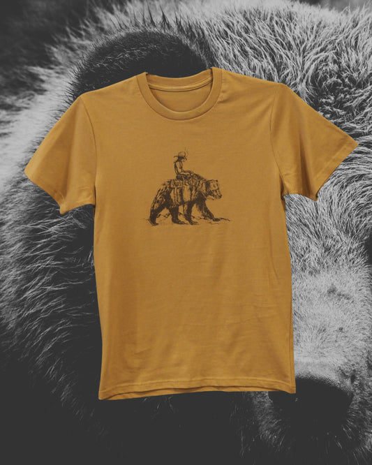 "Bear Back" Tee - Intrigue Ink Visit Bozeman, Unique Shopping Boutique in Montana, Work from Home Clothes for Women
