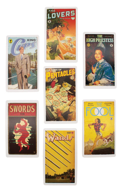 Pulp Tarot Deck - Intrigue Ink Visit Bozeman, Unique Shopping Boutique in Montana, Work from Home Clothes for Women