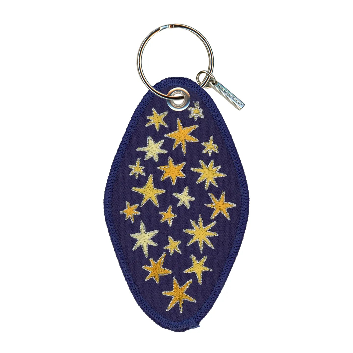 Lucky Star Embroidered Keychain - Intrigue Ink Visit Bozeman, Unique Shopping Boutique in Montana, Work from Home Clothes for Women