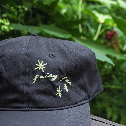 Fairy Fan Charcoal Dad Hat