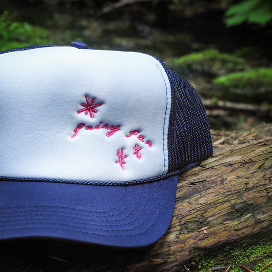 Fairy Fan Navy/White Trucker Hat