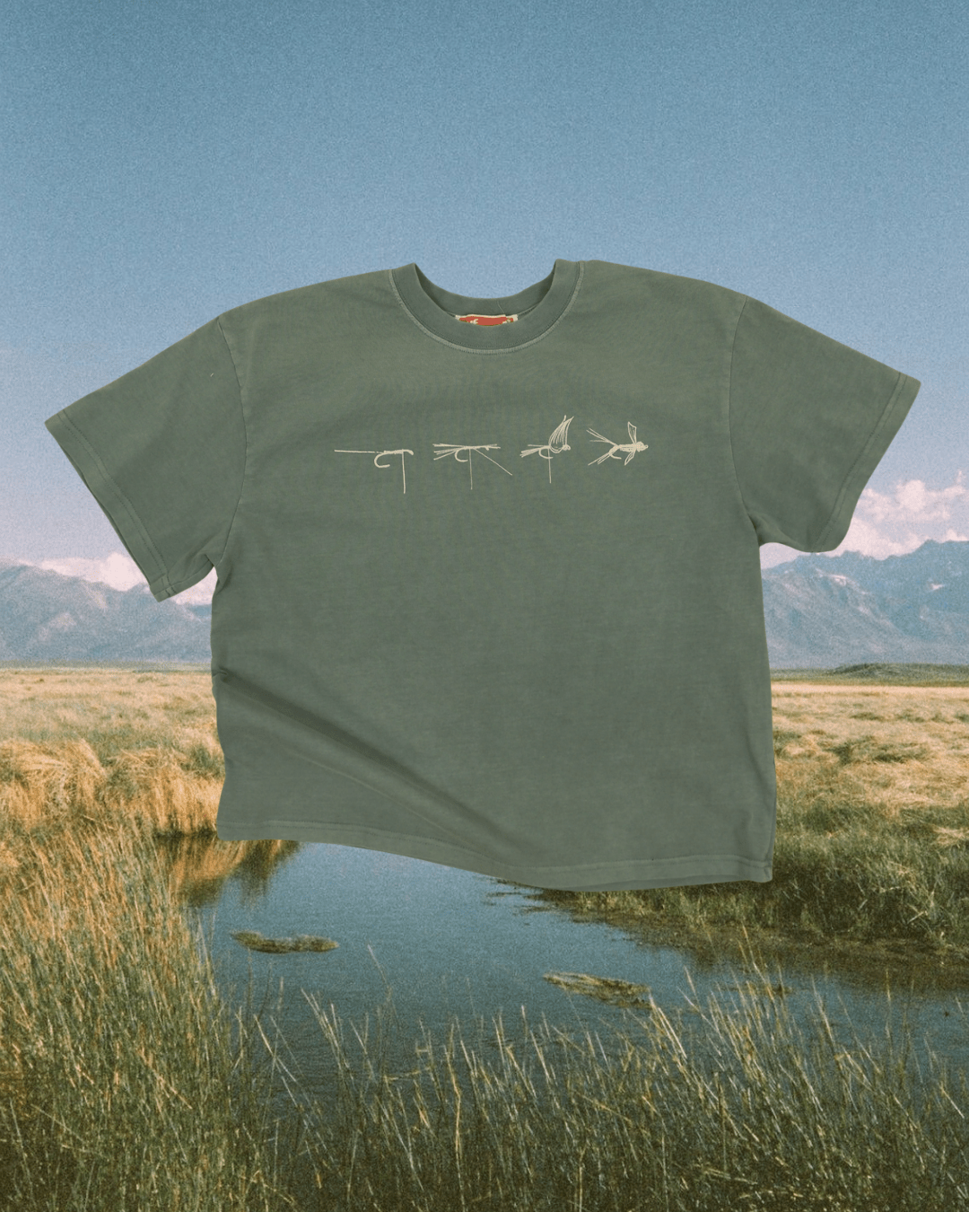 "Fly Tie" Relaxed Tee - Intrigue Ink Visit Bozeman, Unique Shopping Boutique in Montana, Work from Home Clothes for Women